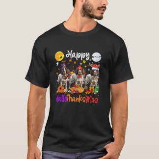 T-shirt Halloween Springer anglais espagnol chien Hallomer