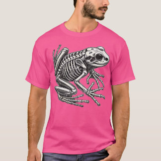 T-shirt Halloween squelette de grenouille