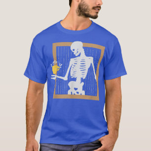 T-shirt Halloween Squelette Halloween Costume Trick Ou Tre