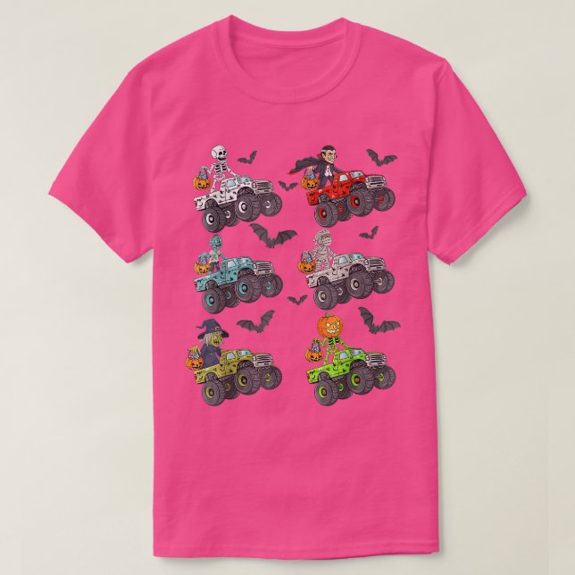 T-shirt Halloween Squelette Zombie équitation Monster Cami (Design devant)