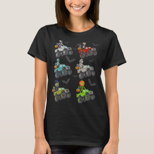 T-shirt Halloween Squelette Zombie équitation Monster Cami