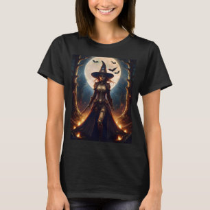 T-shirt Halloween Steampunk Forest Witch