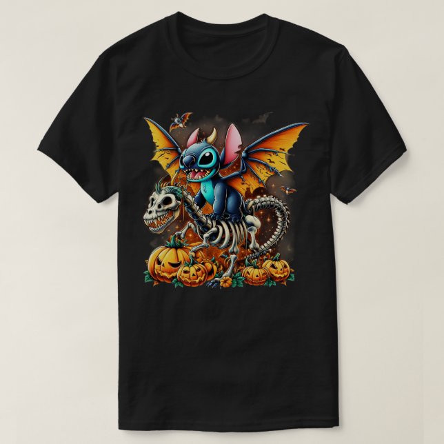 T-shirt Halloween Stitch (Design devant)