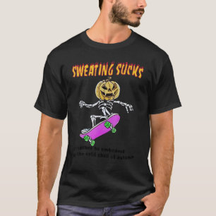 T-shirt Halloween Sweating Iu2019d Plutôt Être Embracé Fro