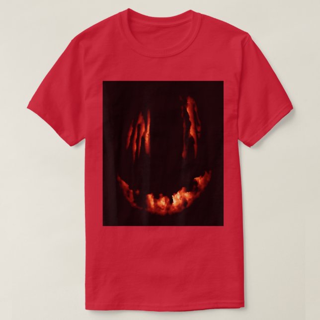 T-shirt Halloween T Jack-o'-lantern (Design devant)