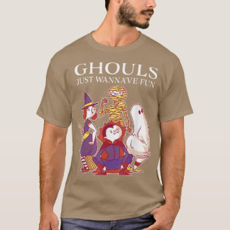 T-shirt Halloween Tenue Ghouls Wanna Ont Amusé 277