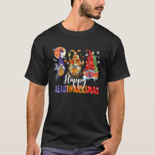 T-shirt Halloween Thanksgiving Noël Joyeux Hallomerci