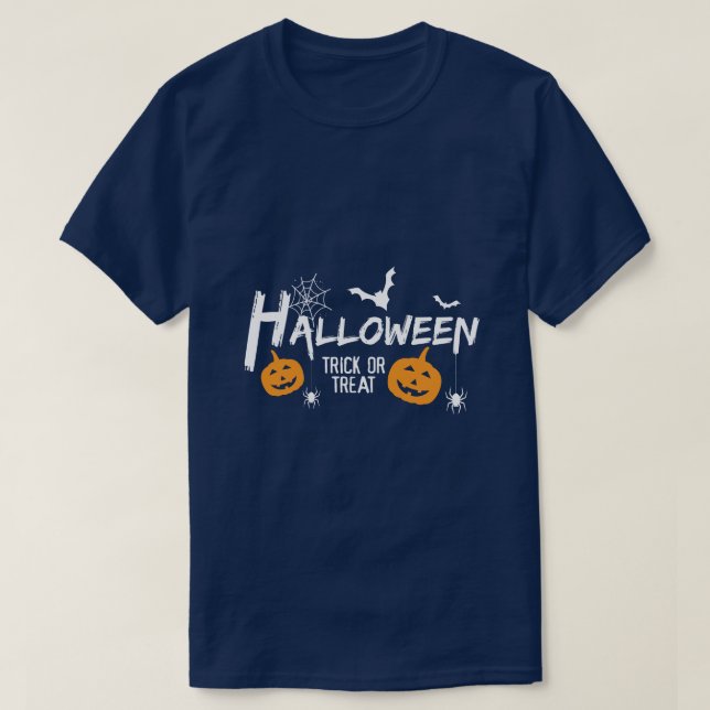 T-shirt Halloween Trick or Treat (Design devant)