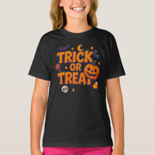 T-shirt Halloween Trick ou Treat Vêtements tenue Unisex co