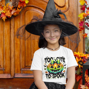 T-shirt Halloween trop mignon pour parler Citrouille Coque