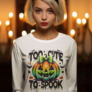 T-shirt Halloween trop mignon pour parler Citrouille Coque