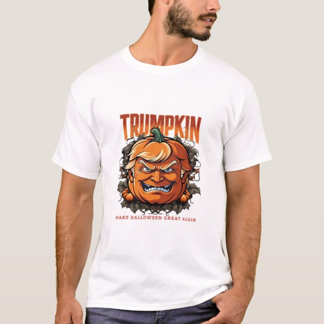 T-shirt Halloween Trumpkin rendre Halloween grand encore T (Devant)