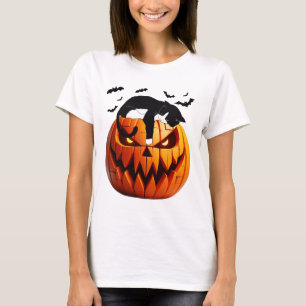 T-shirt Halloween Tuxedo citrouille Apportent L'Excitation