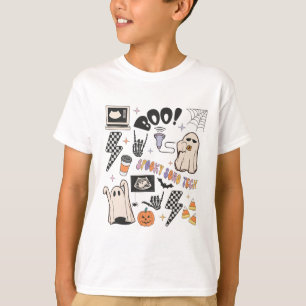 T-shirt Halloween Ultrasound Tech Automne Sonographe Autom