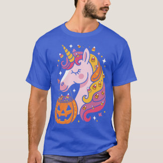 T-shirt Halloween Unicorn Cute funny