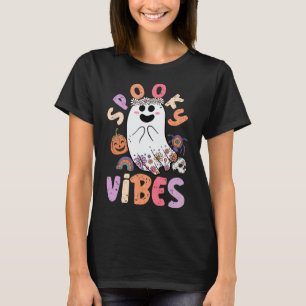 T-shirt Halloween Vibes Éffrayantes Cute Ghost Costume Sup