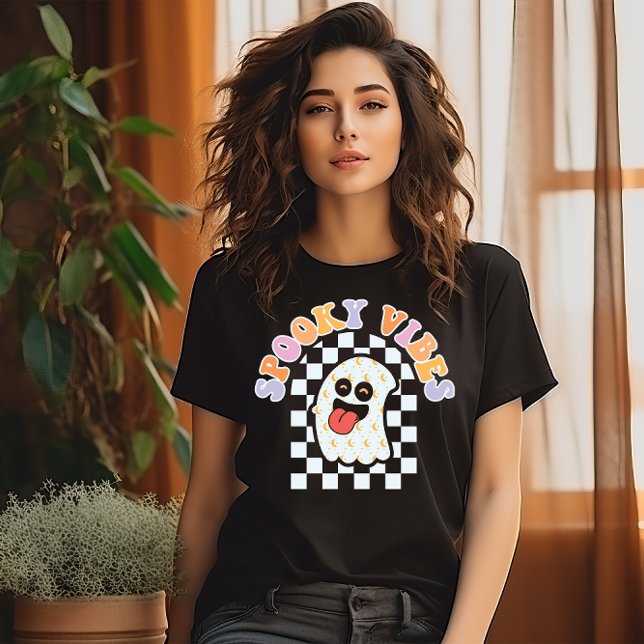 T-SHIRT HALLOWEEN VIBES GHOSTS ÉFFRAYANTS (Créateur téléchargé)