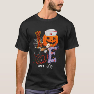 T-shirt Halloween vibes PCT Life Citrouille Nurfit pour
