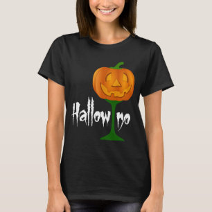 T-shirt Halloween vin Citrouille Hallowino