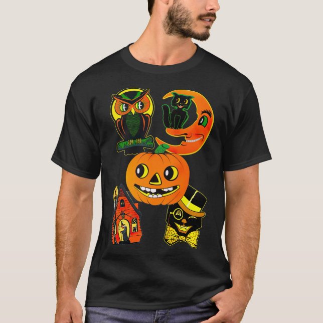 T-shirt Halloween vintage (Devant)