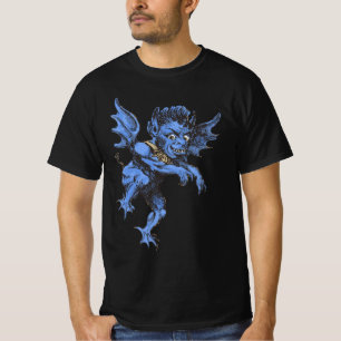 T-shirt Halloween vintage, Gargouille démoniaque effrayant