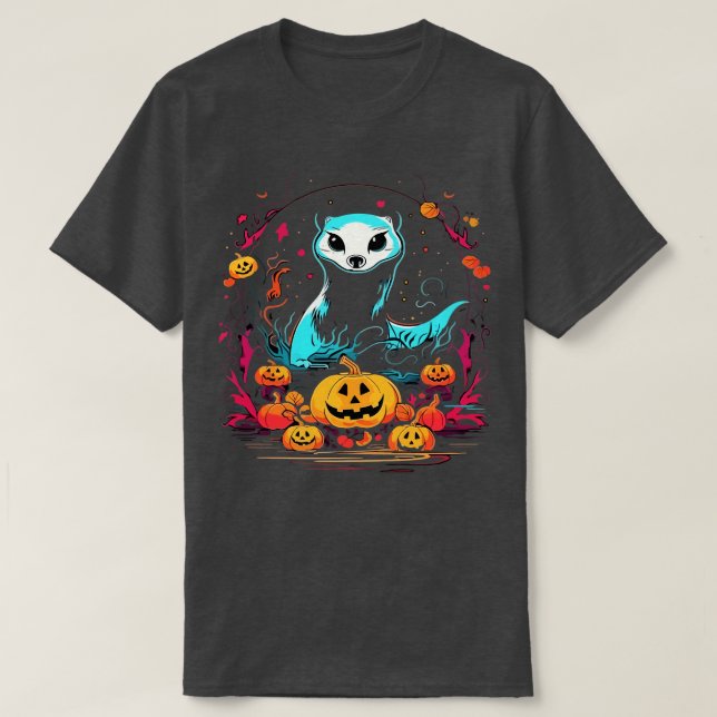 T-shirt Halloween Weasel (Design devant)