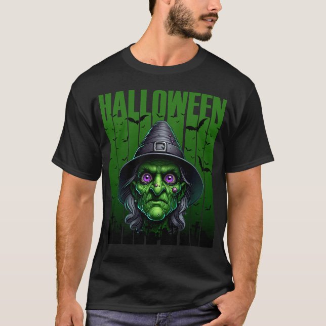 T-shirt Halloween Wicked Witch (Devant)