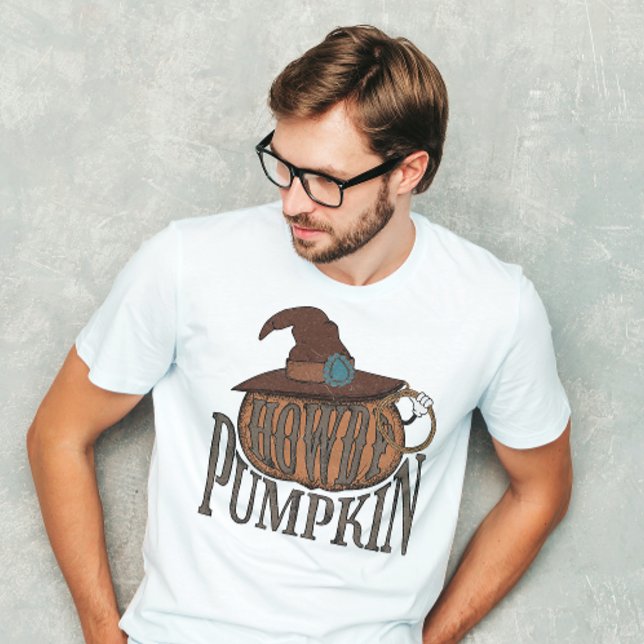 T-SHIRT HALLOWEEN WILD WEST HOWDY CITROUILLE | COWBOY (Créateur téléchargé)