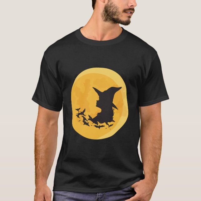 T-shirt Halloween Witch (Devant)
