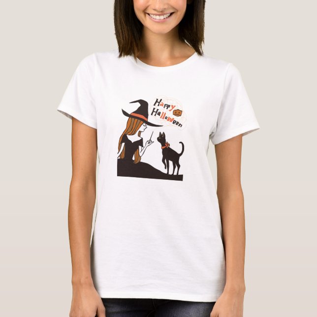 T-shirt halloween (witch) (Devant)