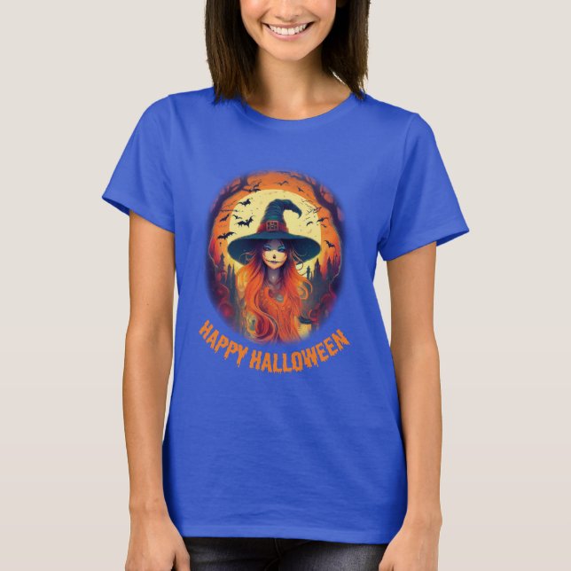 T-shirt Halloween Witch (Devant)
