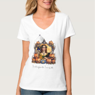 T-shirt Halloween Witch avec citation