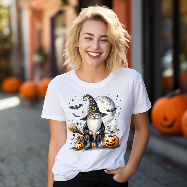 T-shirt Halloween Witch Gnome - Cadeau Parfait (Créateur téléchargé)