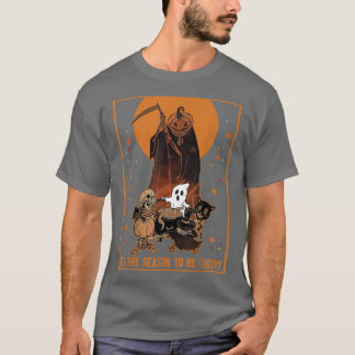 T-shirt Halloween Witchcraft Cette Saison Est Déplaisante