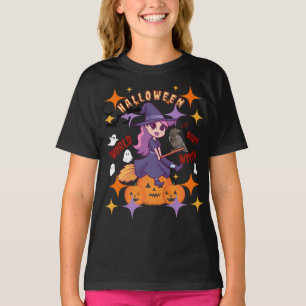 T-shirt Halloween World of Baby Witch personnalisé