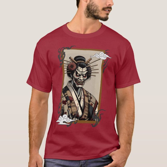 T-shirt Halloween Zombie Japon (Devant)