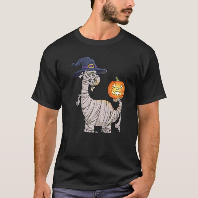 T-shirt Halloween Zombie maman Dinosaure Sorcière Garçons  (Devant)