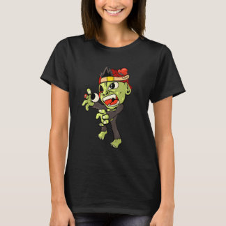 T-shirt Halloween Zombie Singe Horreur Horreur Halloween