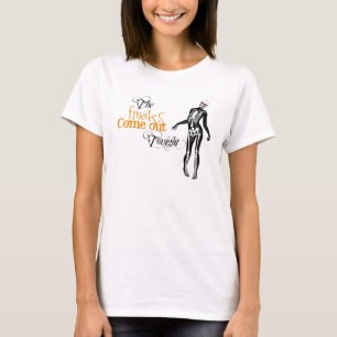 T-shirt Halloween Zombie Skeleton