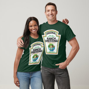 T-shirt HalloweeRanch Green Salad Groupe Tenue