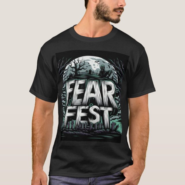 T-SHIRT HALLOWEN FEAR FEST (Devant)