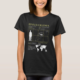 T-shirt Hallucigenia Fossil Extinct Alien à l'oeil vers