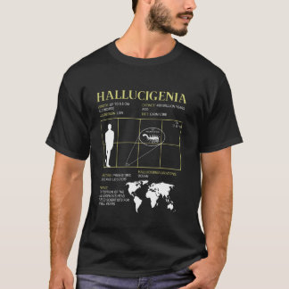 T-shirt Hallucigenia Fossil Extinct Alien à l'oeil vers