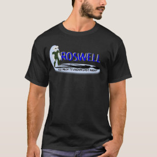 T-shirt Hallucination de Roswell dans le bleu