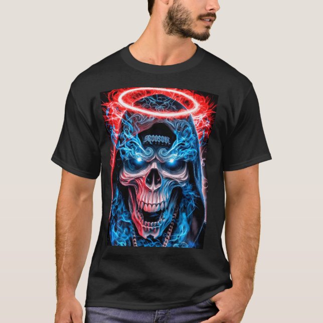 T-shirt ​Halo Skull Drip (Devant)