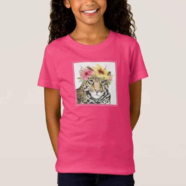 T-Shirt Halo tropical | Sweet Cheetah (Devant)