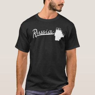T-shirt Haltère russe de "Shtanga" -