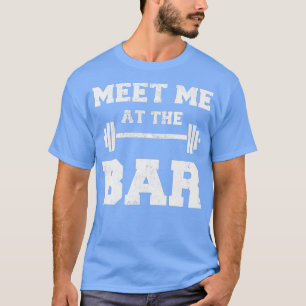 T-shirt Haltérophile Bodybuilder Rencontre-moi au bar Homm