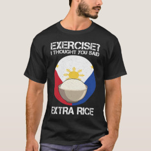 T-shirt Haltérophilie du Humour de remise en forme Extra R