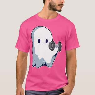 T-shirt Haltérophilie fantôme de poche Drôle de fantôme En
